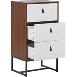 Beliani NUEVA - Commode - Donkere Houtkleur - MDF