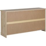 Beliani ULAN - Sideboard-Lichte houtkleur-MDF, Spaanplaat