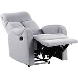 Beliani SOMERO - TV-fauteuil - Grijs - Kunststof