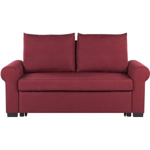 SILDA - Slaapbank - Rood - Polyester