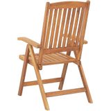 Beliani JAVA - Set of 2 Chairs - Lichte houtkleur - Acaciahout