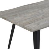 WITNEY - Eettafel - Grijs - 90 x 160 cm - MDF