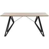 BUSCOT - Eettafel - Lichte Houtkleur - 90 X 160 cm - MDF