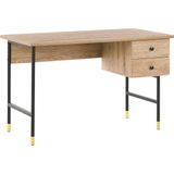 ABILEN - Bureau - Lichte houtkleur - Vezelplaat