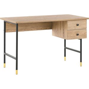 ABILEN - Bureau - Lichte houtkleur - Vezelplaat