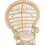 EMMANUELLE - Fauteuil - Natuurlijk - Rotan