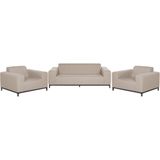 Beliani ROVIGO - Loungeset voor 5 - Beige - Kunststof