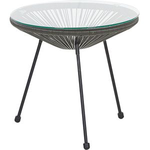 ACAPULCO II - Bistroset voor 2 - Grijs - PE rotan