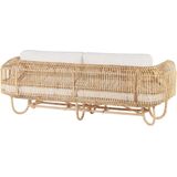 Beliani DOLCEDO / LIMNI - Loungeset voor 5 - Beige - Rotan