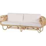 Beliani DOLCEDO / LIMNI - Loungeset voor 5 - Beige - Rotan