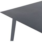 Beliani MILETO - Tuintafel - Grijs - Aluminium