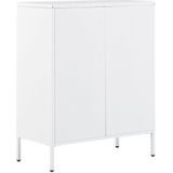 Beliani MATANA - Commode - Wit - Staal