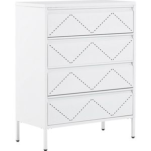 Beliani MATANA - Commode - Wit - Staal