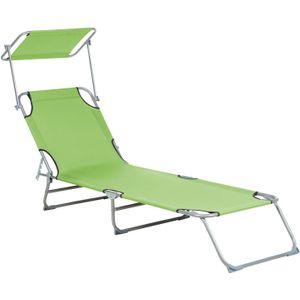 FOLIGNO - Strandstoel - Groen - Polyester