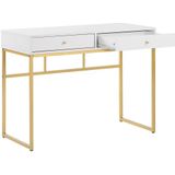 DAPHNE - Bureau - Wit/Goud - MDF
