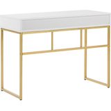 DAPHNE - Bureau - Wit/Goud - MDF