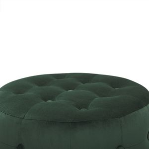 Beliani TAMPA  - Poef - Groen - 55 cm - Fluweel