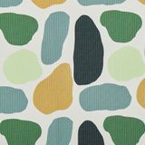 Set van 2 Hoezen Tuinstoelen Vervanging Polyester Multicolour Geometrisch Motief Sling Rugleuning en Zitting