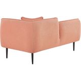 Beliani CHEVANNES Chaise longue in Roze Polyester