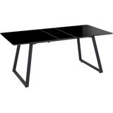 Beliani TOURAN - Dining Table - Zwart - MDF