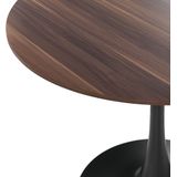 BOCA - Ronde eettafel - Donkere houtkleur - 90 cm - MDF