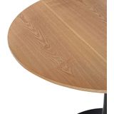 BOCA - Ronde eettafel - Lichte houtkleur - 90 cm - MDF