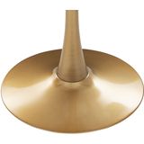 BOCA - Ronde eettafel - Wit/Goud - 90 cm - MDF