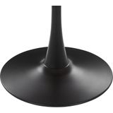 BOCA - Ronde eettafel - Lichte houtkleur/Zwart - 90 cm - MDF