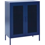 Beliani WAKATIPU - Sideboard - Blauw - Staal