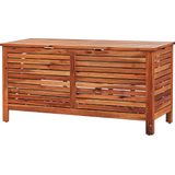 Beliani RIVIERA - Kussenbox - Donkere houtkleur - Acaciahout