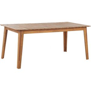 Beliani FORNELLI  - Tuintafel - Lichte houtkleur - 90 x 180 cm - Acaciahout