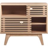 Beliani CLEVELAND - Sideboard - Lichte houtkleur - MDF