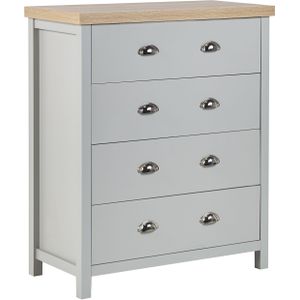 Beliani CLIO - Commode - Grijs - Spaanplaat