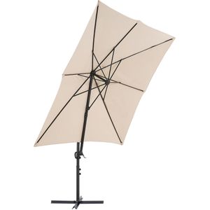 Beliani MONZA II - Zweefparasol - Beige  - Polyester