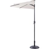 Beliani GALATI - Zweefparasol - Beige - Polyester