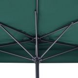 Beliani GALATI - Halfronde parasol - Groen - 270 cm - Polyester