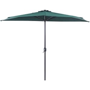 Beliani - GALATI - Halfronde parasol - Groen - 270 cm - Polyester