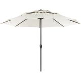 Beliani BIBIONE - Parasol - Beige - 270 cm - Polyester