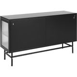 Beliani DEVON - Sideboard - Zwart - Staal