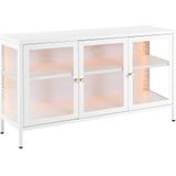 Beliani NEWPORT - Sideboard - Wit - Staal