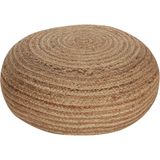 Beliani TIFELT - Poef - Beige - Jute