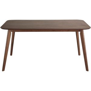 Beliani EPHRATA - Eettafel - Donkere Houtkleur - 90 X 150 cm - MDF