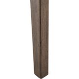 VENTERA - Eettafel - Donkere houtkleur - 140 x 85 cm - Rubberhout