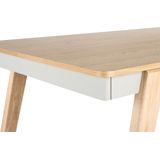PHOLA - Eettafel - Lichte Houtkleur - 150 X 90 cm - MDF