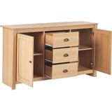 Beliani LANSIN - Sideboard - Lichte houtkleur - Spaanplaat