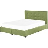 ROCHELLE - Bed opbergruimte - Groen - 180 x 200 cm - Polyester