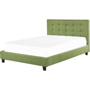 ROCHELLE - Tweepersoonsbed - Groen - 180 x 200 cm - Polyester