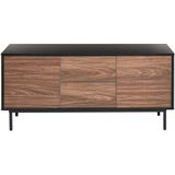 Beliani OKLAND - Sideboard - Zwart - Spaanplaat