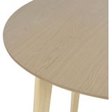 SANDY - Ronde Eettafel - Lichte Houtkleur - 90 cm - MDF