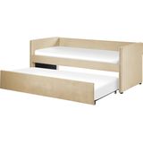 Beliani TROYES - Slaapbank - Beige - Fluweel